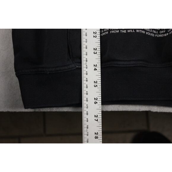 Darc Sport Wolves Club Blood Thunder Spellout Hoodie Fangs Sz L Pink/Purple/Blk - Picture 10 of 11